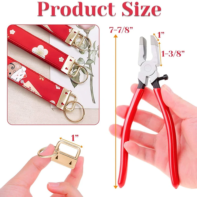 

Keychain Hardware Wrist Keychain Keychain Accessories Suitable for Wrist Strap Keychain Lanyard Buckle Hardware