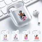 Чехол для мам и малышей, чехол для Airpods 3, роскошный силиконовый чехол для наушников Apple Airpod Air pods 1 2, прозрачный чехол для наушников, бампер