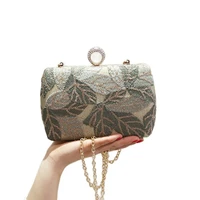 2022 new women sequins evening clutch bling embroidery clutch wallets banquet bags for women diamond ring bags mn1342