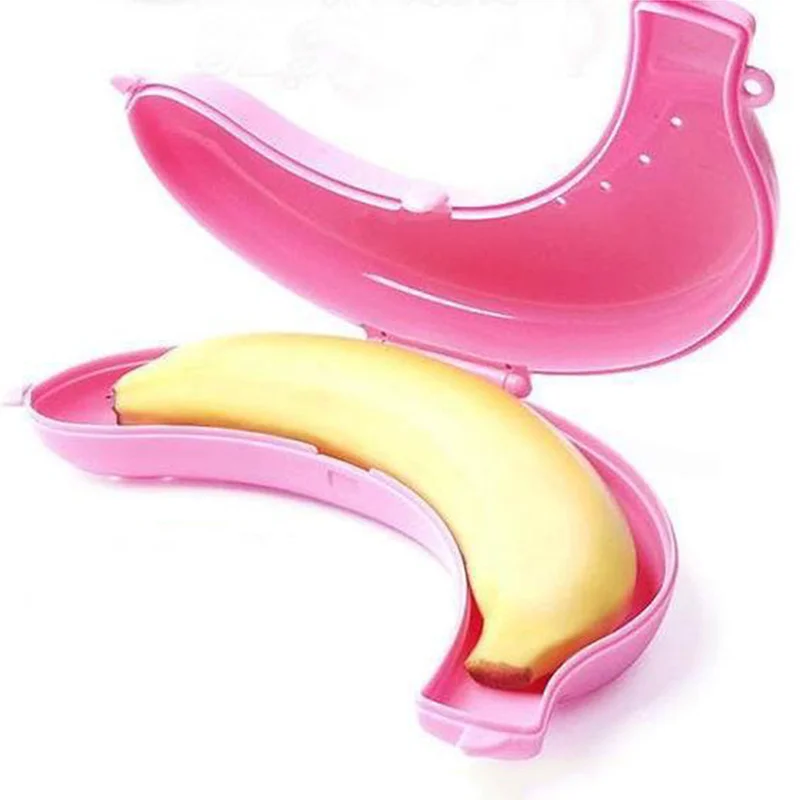 Милый защитный чехол в виде банана контейнер для путешествий уличный держатель