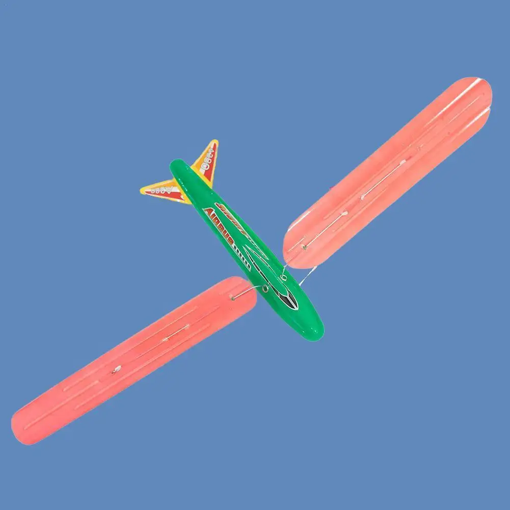 

Fun DIY Airplane Toys For Children Outdoor Sports Disassembly Planes Flying Toy Plastic Manual Launch Kite Boys New Year Gift