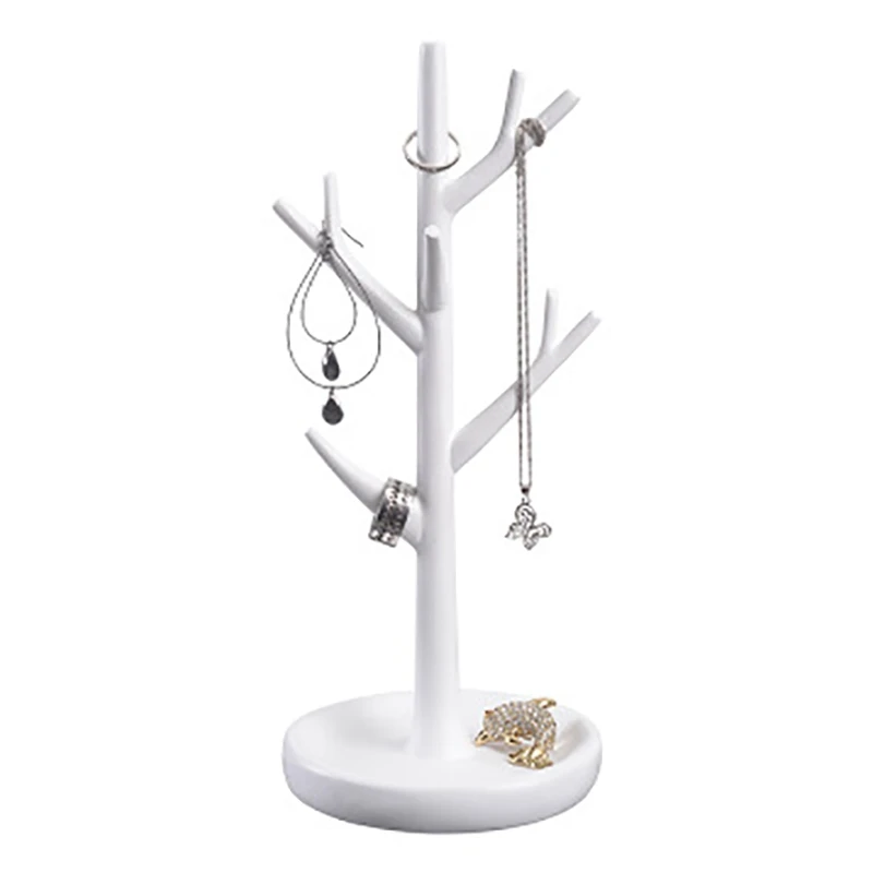 

Creative Tree Shaped Jewelry Display Stand Earrings Necklace Bracelet Jewelry Storage Rack Necklace Rack