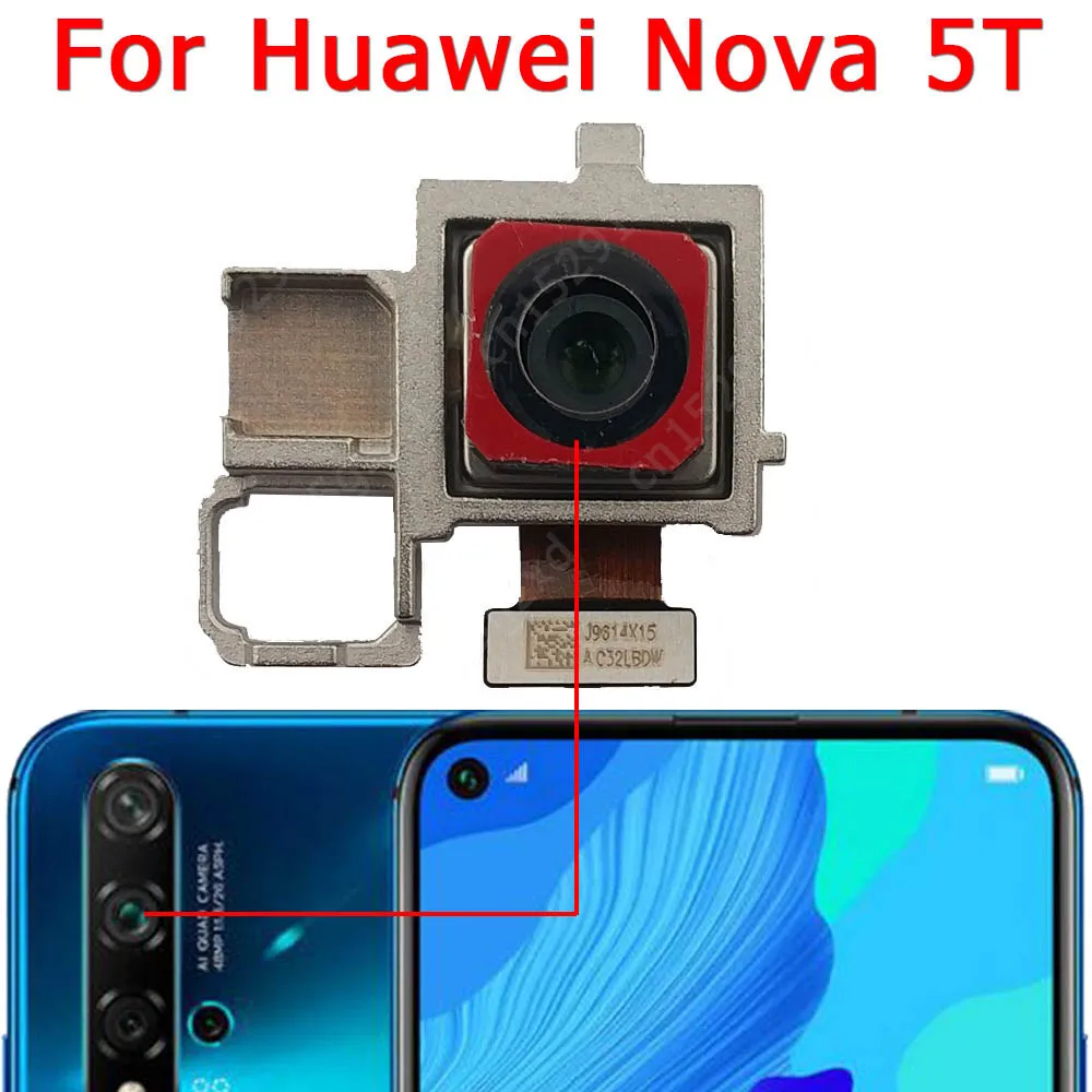 Модуль камеры переднего и заднего вида для Huawei Nova 5T запасные части замены |