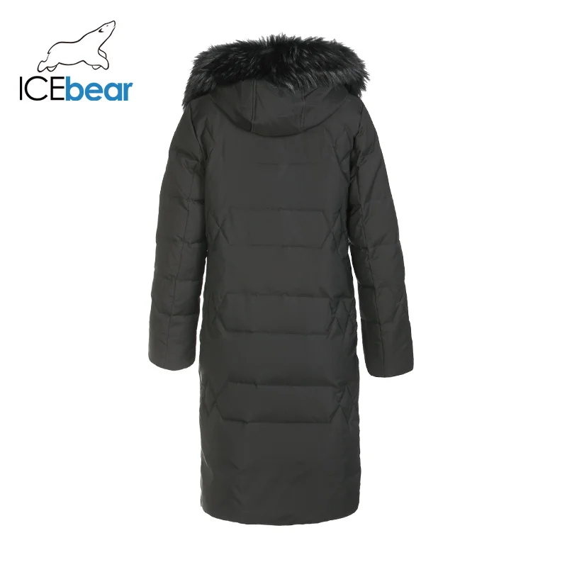 ICEbear2019 зимний длинный женский пуховик модная теплая Женская куртка Брендовая женская одежда GN318302P