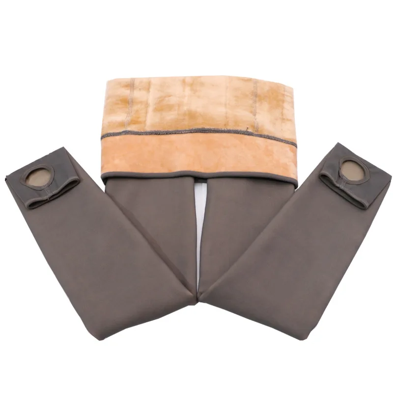 

High Waist Slim Pants Sexy Mesh Leggings Through The Meat Warm Leggings Slim Legs Fake Translucent Warm Pants Winter Leggins