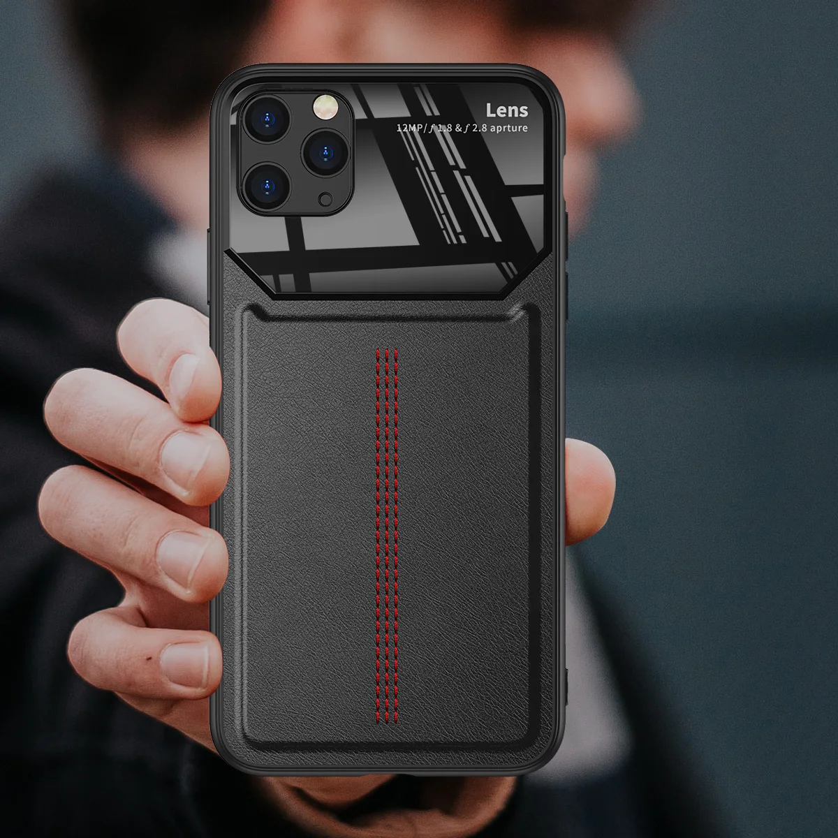 Роскошная деловая кожаная тонкая задняя крышка для Iphone 12 Mini Pro Max X Xs Xr 11 6 7 8 6S Plus