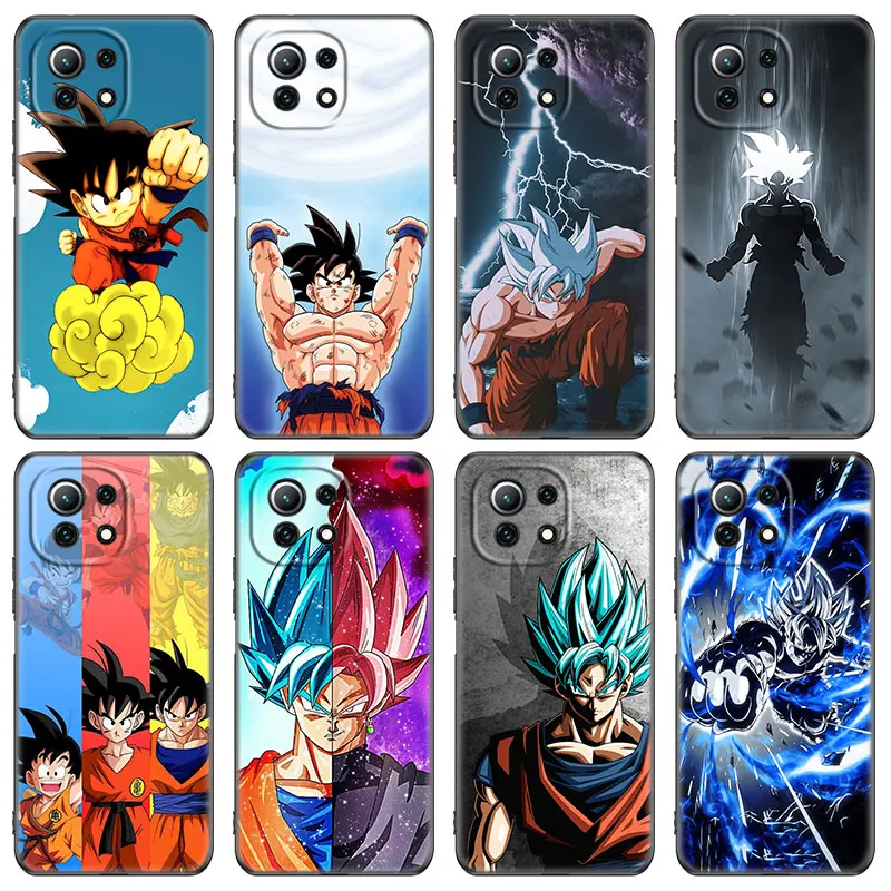 Чехол для телефона с аниме Son Goku мягкий черный чехол из ТПУ Для Xiaomi Mi POCO X3 NFC F3 GT M3 10T
