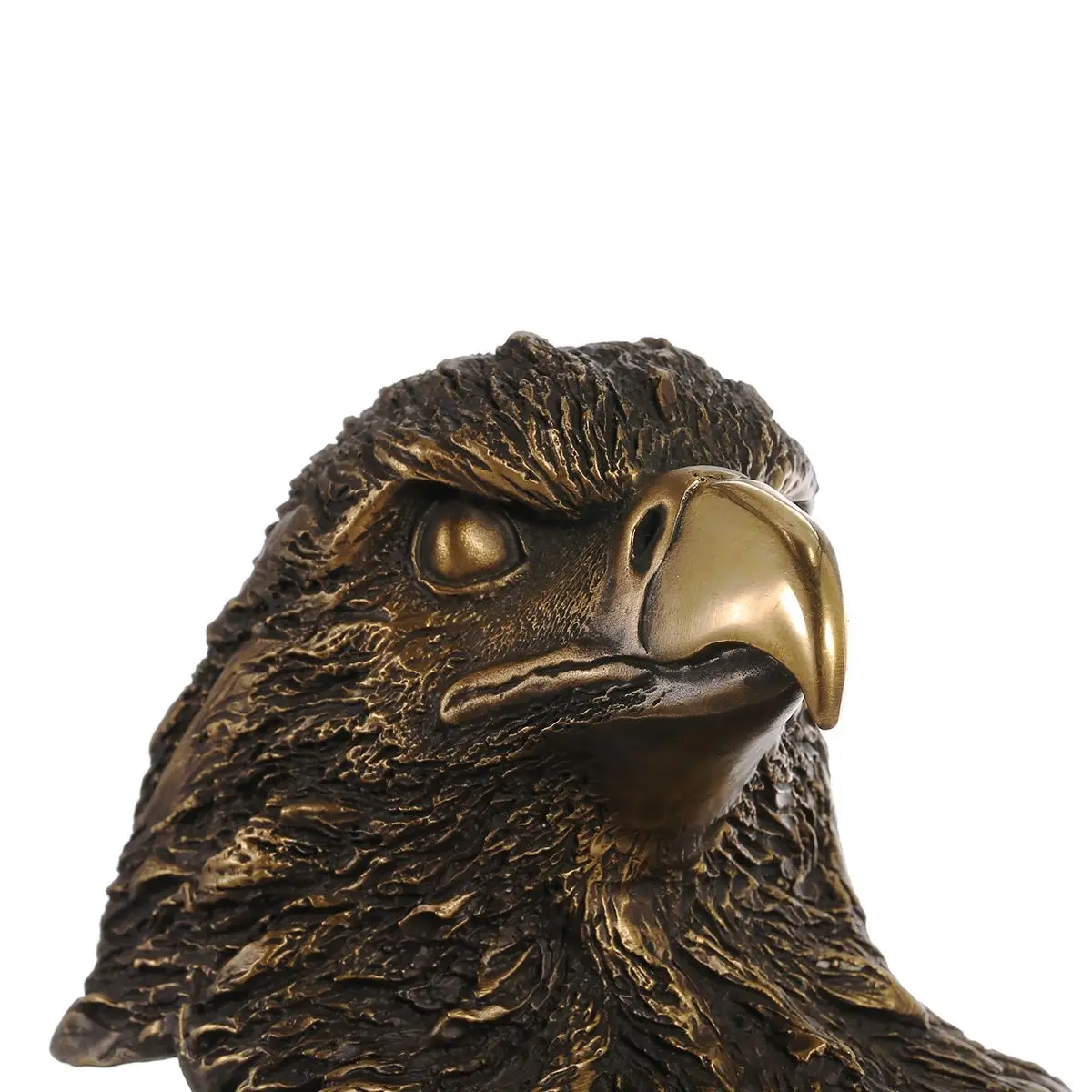 Sculpture Marble Base Eagle Hawk Handmade Bronze Modern Art Home Decor Statue Figurine Gift Artwork | Дом и сад