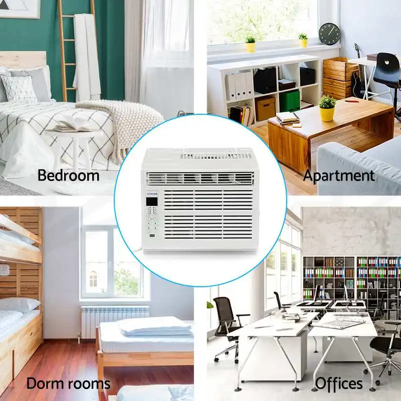 

3600W Desktop Air Conditioner 220V 12000BTU LED Air Conditioning Mini Household Air Cooler Dual Use 24-hour timer Office Cooling