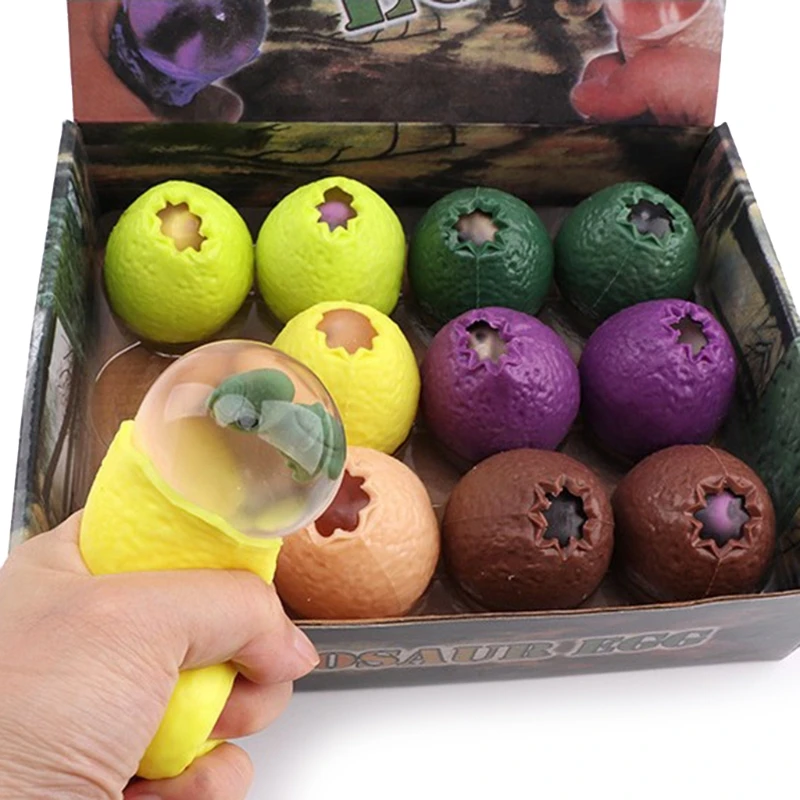 

Сожмите Яйцо динозавра Непоседа комплект развивающая миниатюрная Новинка Шутки Trick игрушка с глазного яблока отказов из анти-Тревога игруш...