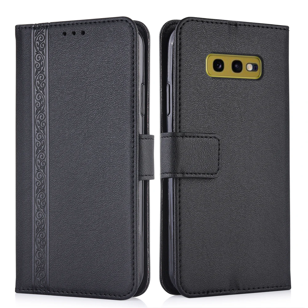 

3d Embossed Leather Case for Samsung Galaxy S10e S 10e 5.8'' G970 G970F SM-G970F Back Cover for Samsung S10e Wallet Case