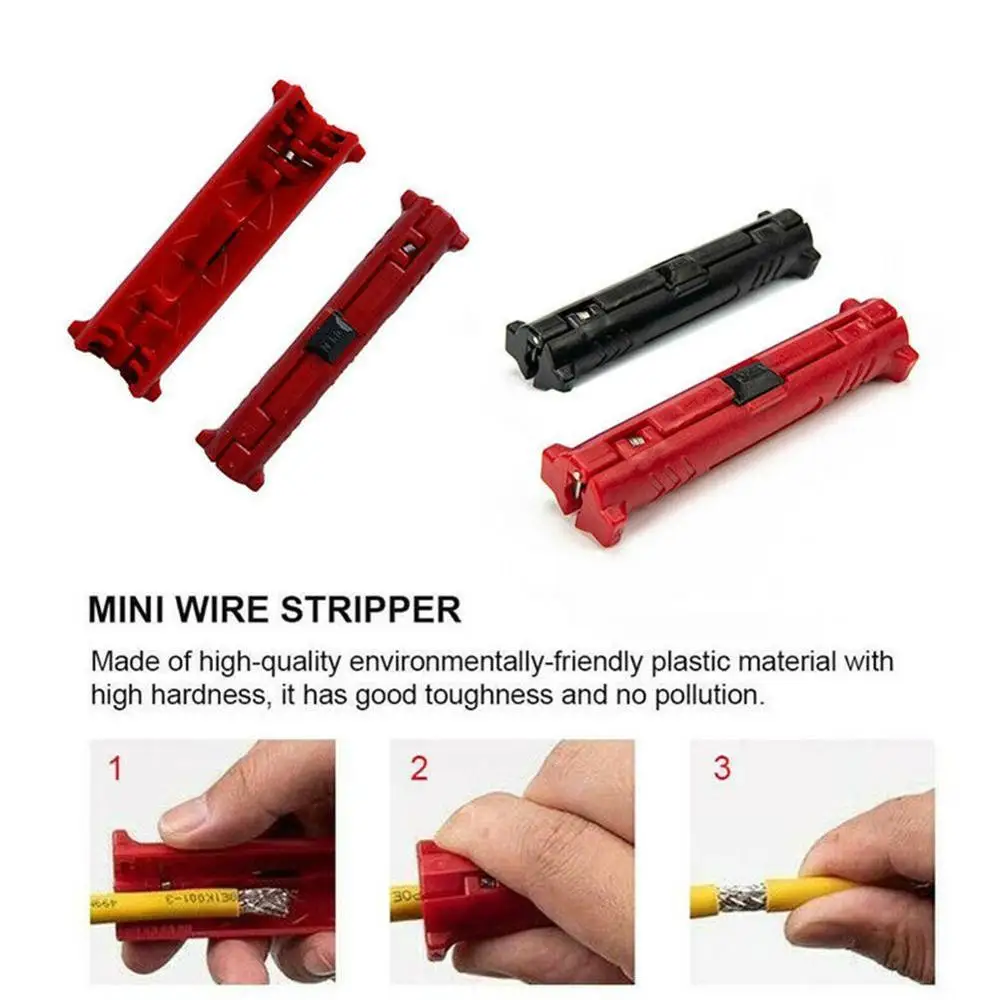 

Cylindrical Wire Stripper Cutter Multi-function Electric Machine Cable Rotary Pliers Pen Puller Coaxial Tool Stripping Tool V7R5
