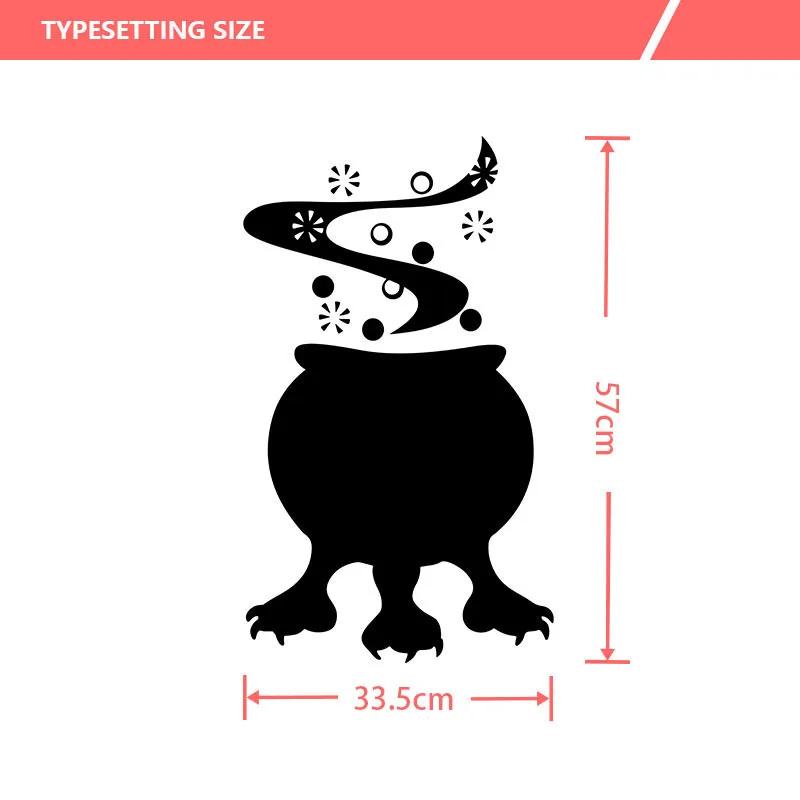 

Personality Creative New Halloween HALLOWEEN Wall Stickers Horror Demon Tank Wall Stickers