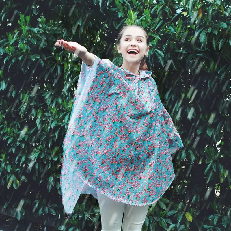 

Trench Coat Women Raincoat Waterproof Hood Outdoor Bicycle Rain Poncho Windbreaker Design Rain Coat Climbing Rainwear 60YY175