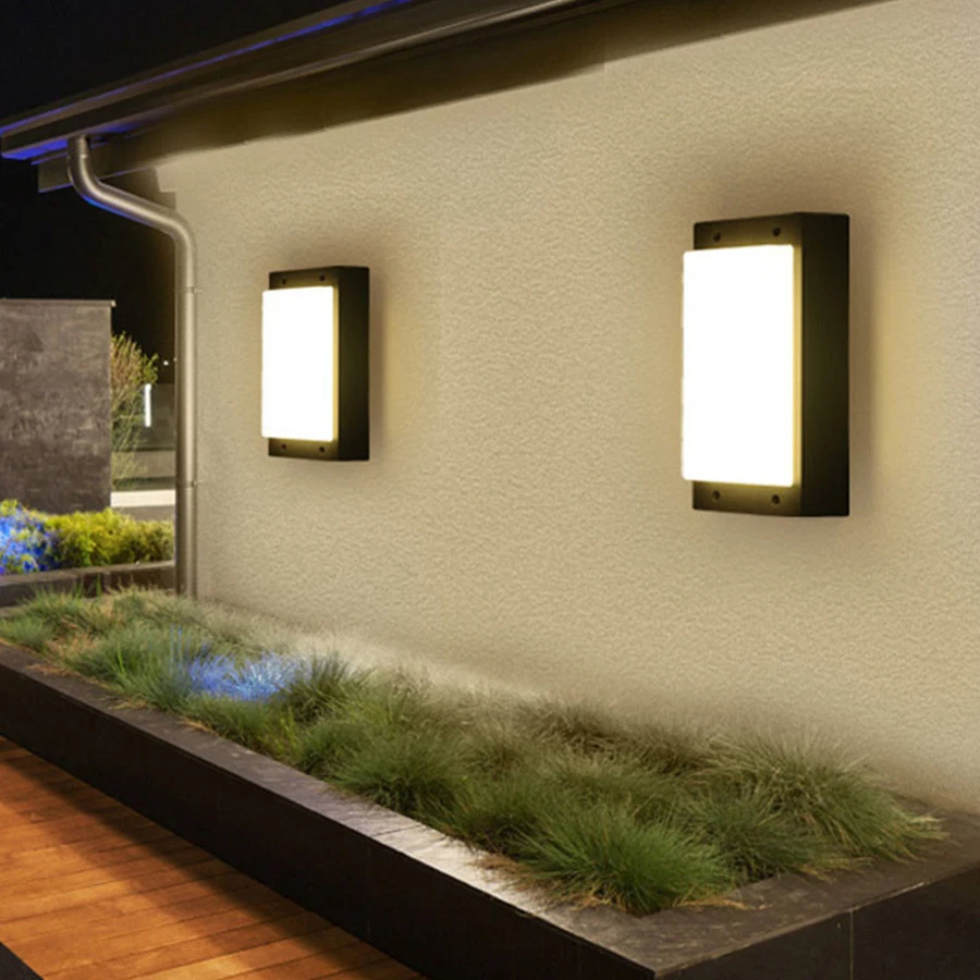 

9W 15W outdoor Waterproof LED Wall Light IP65 Garden Balcony Porch Light Hotel Aisle Corridor Villa Exterior Wall Lamps