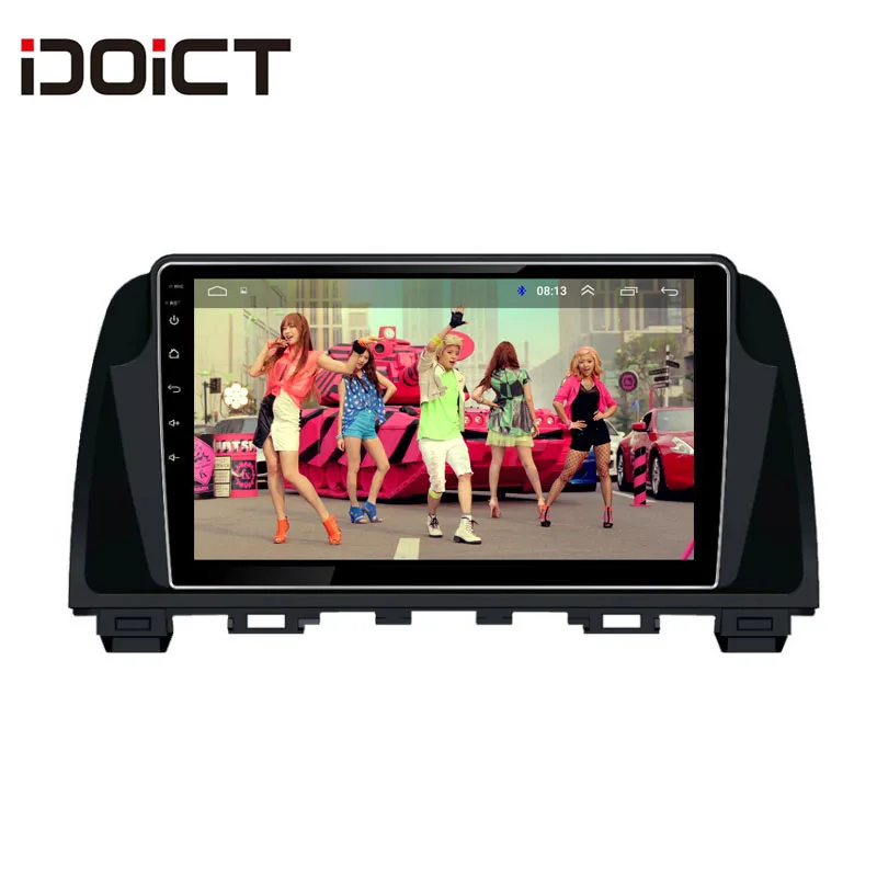 Автомобильный DVD плеер IDOICT Android 8 1 GPS навигация мультимедийный для Mazda 6 Atenza радио