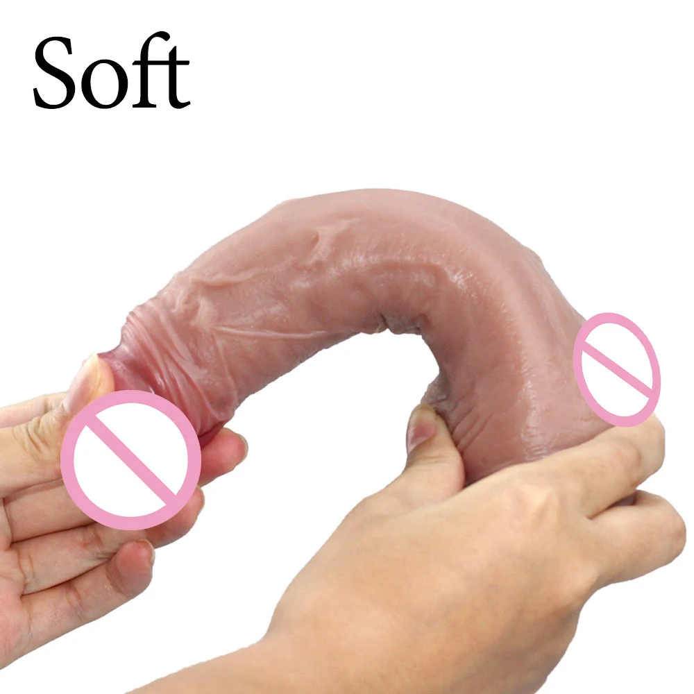 Большой член на присоске страпон дилдо Realisitic фаллоимитатор Фаллус для взрослых