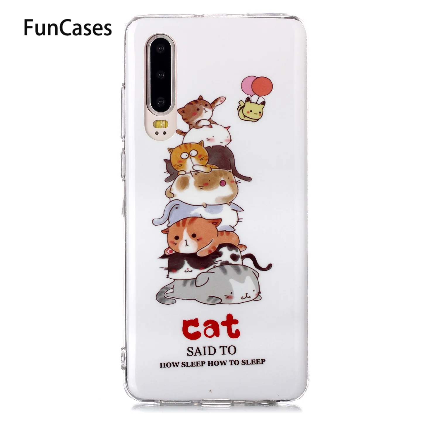 Светящиеся чехлы для телефонов capa Huawei P30 Estuche чехол телефона мобильный телефон