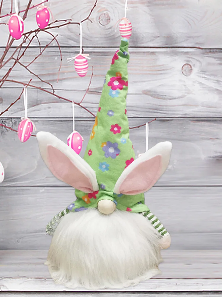 

Easter Faceless Doll With Light Cartoon Rabbit Plush Doll No Battery Home Party Decorations Kids Toys