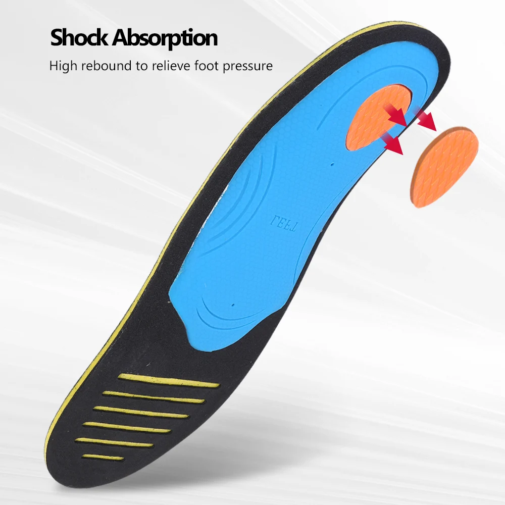 BANGNI Orthopedic Insoles Orthotics Flatfeet Health Sole Inserts Arch Support Shoe Pads Plantar Fasciitis For Men Women