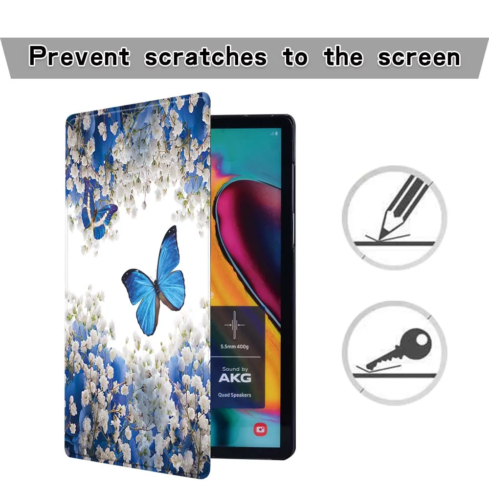 Чехол-подставка для планшета Samsung Galaxy Tab A 10 1 2019/2016/TabA 7 0/9 7/Tab E 9 6/Tab S5E 5 дюйма кожаный