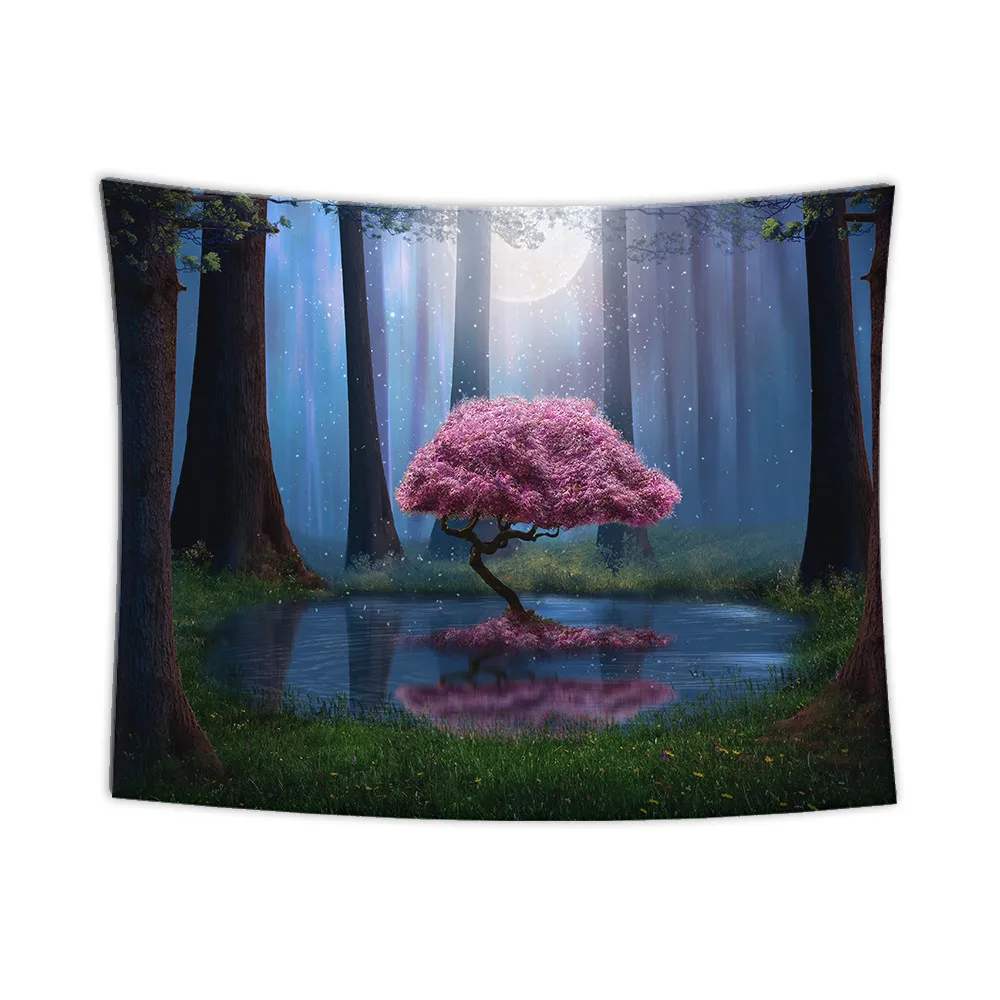 Dreamland лес гобелен настенный пляжный коврик для пикника палатка кемпинга спальный