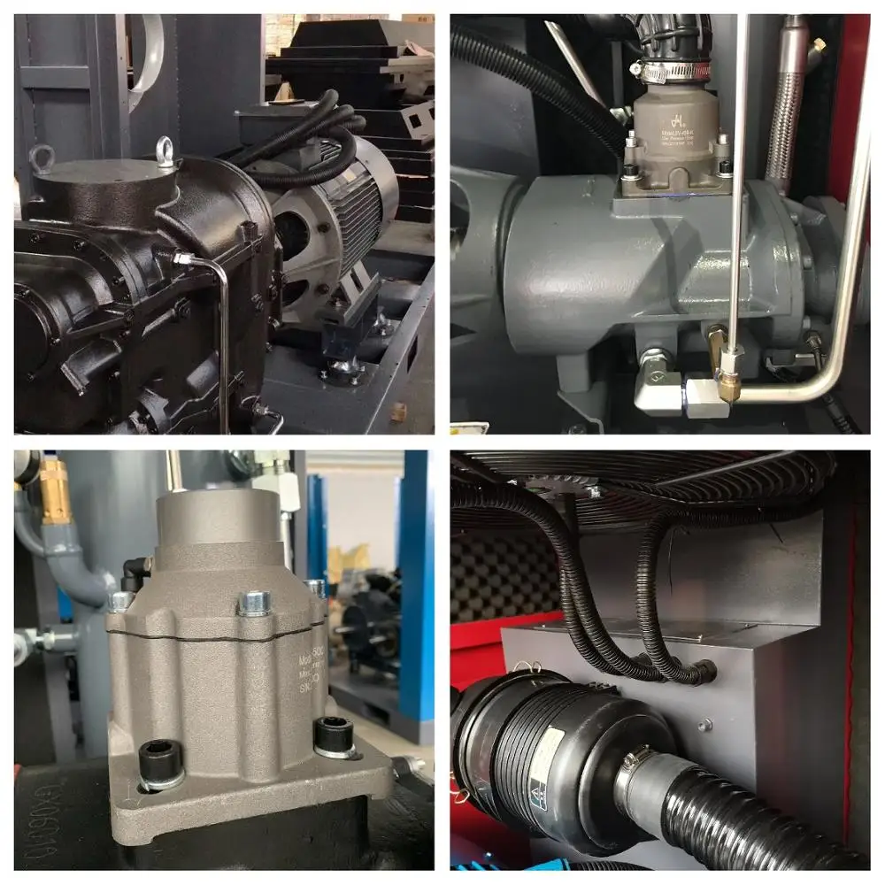 11kw 15Hp PM VSD фиксированный Скорость винтового воздушного компрессора с прямого