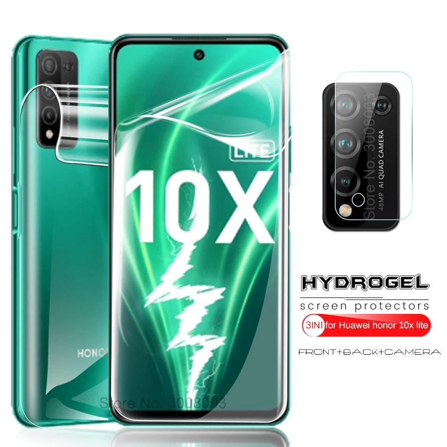 Гидрогелевая пленка для honor 10x liсветильник 6 67 дюйма Защитная экрана и объектива