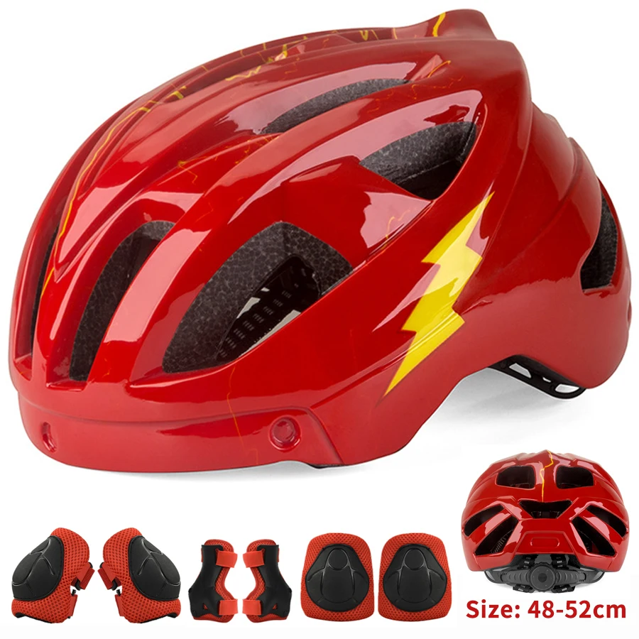 

kids bike helmet children Safety Boy Girl cycling Bicycle Helmet Ultralight 3-8 Years Children's Protective Gear set child Helme