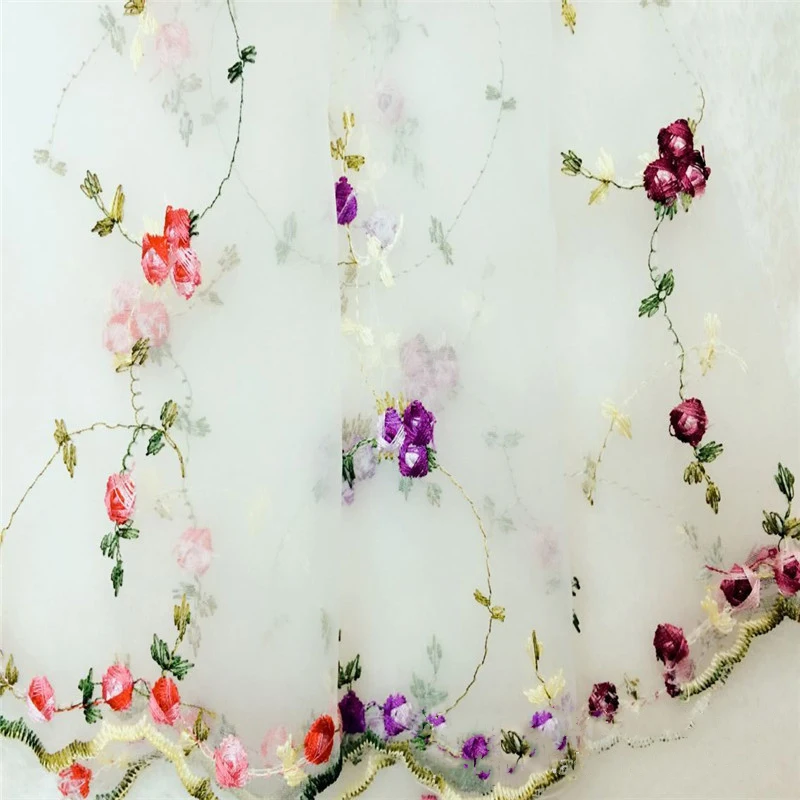 130 см X1Y Тюль Ткань Роза Кружева Вышивка жаккард для свадебного платья юбка пачка