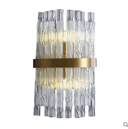 Светильник роскошный постмодерн Хрустальная настенная лампа спальня ТВ фон