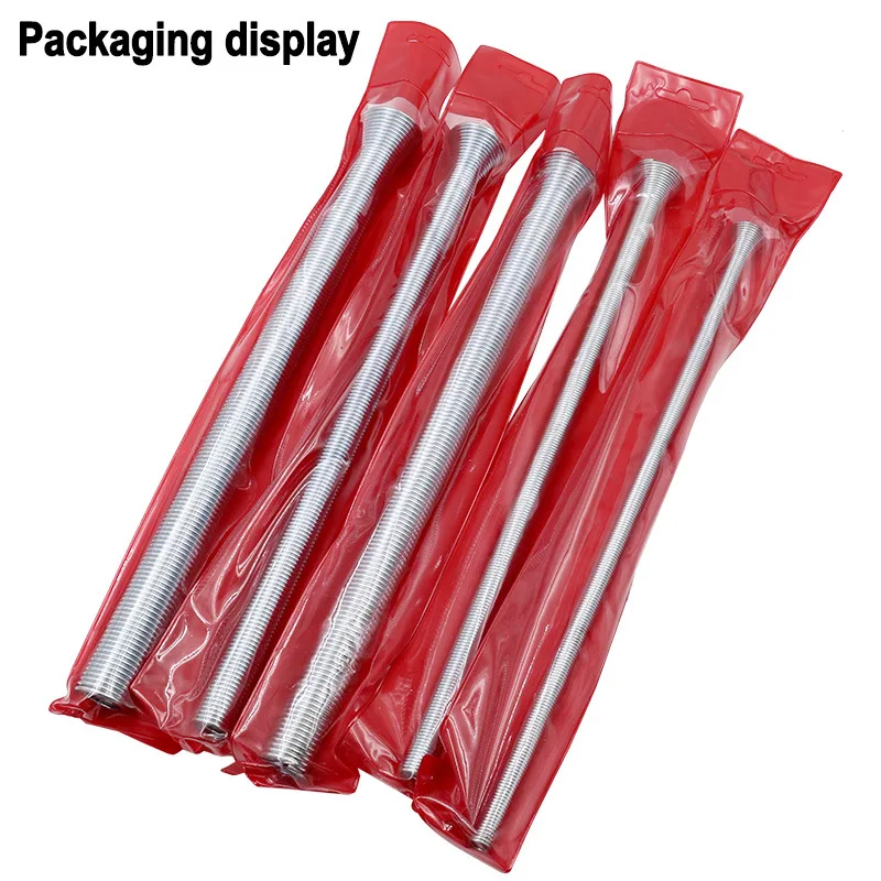 1/5PCS 350mm Spring Pipe Refrigeration Tube Bender Aluminium Bending Tools 5/8 &quot1/2&quot 1/4 &quot3/8&quot 3/4 &quot | Инструменты