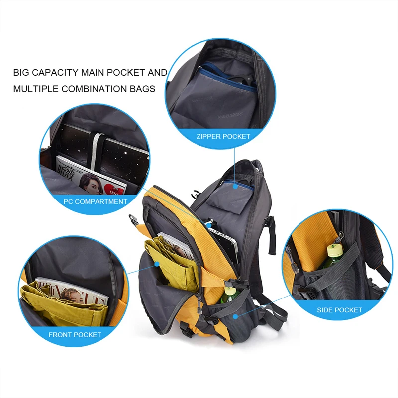 Рюкзак для мужчин и женщин легкий Водонепроницаемый рюкзак альпинизма туризма