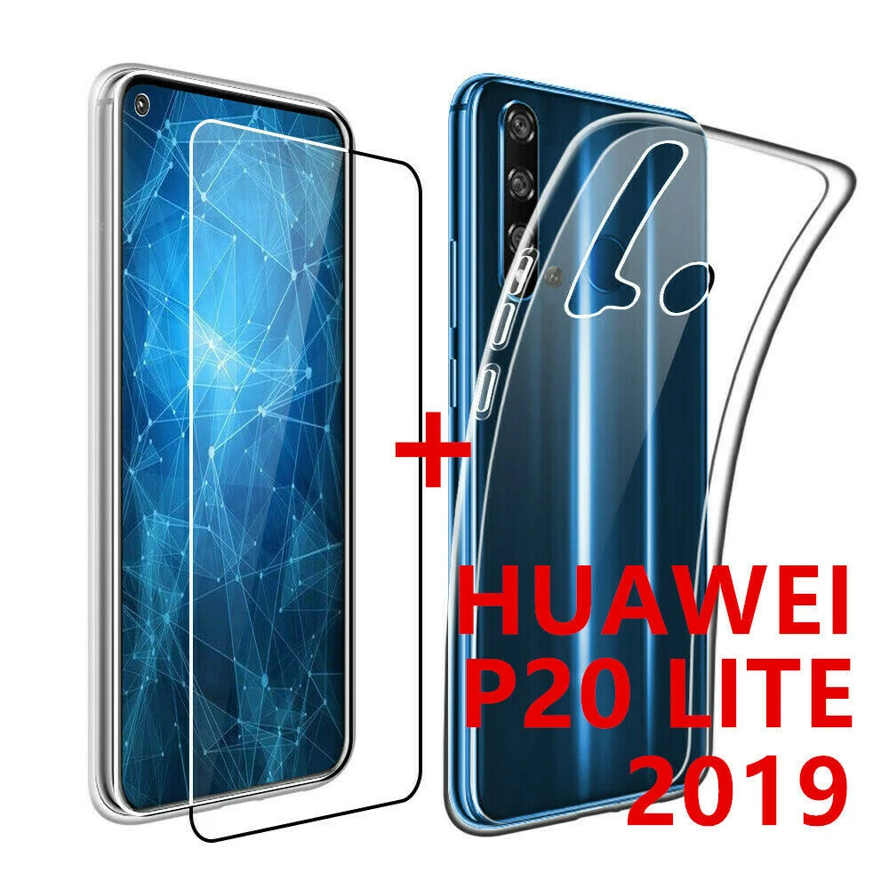 

Verre Tremp Pour FOR HUAWEI P40 P30 Pro P20 LITE 2019 / Coque protection silicone