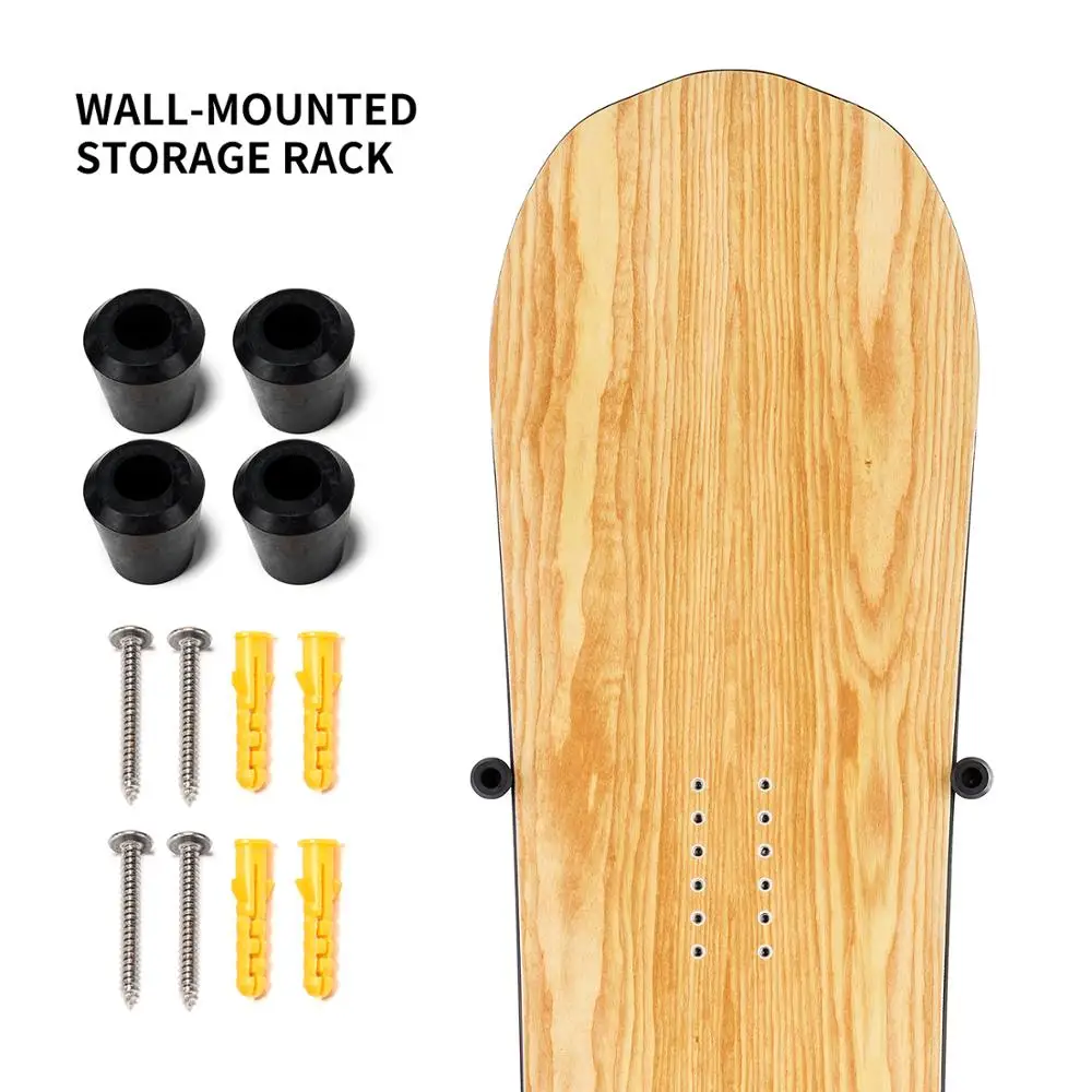 Wall Mount Bullet Display Hanger Racks,indoor Snowboard Storage - 4pcs