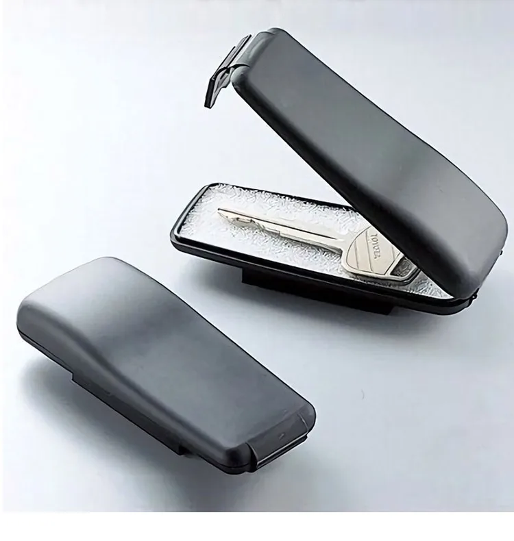 Magnet Type Key Box Car Chassis Spare Key Box Outdoor Hidden Powerful Magnet Adsorption Portable Safe Box Car Accessories