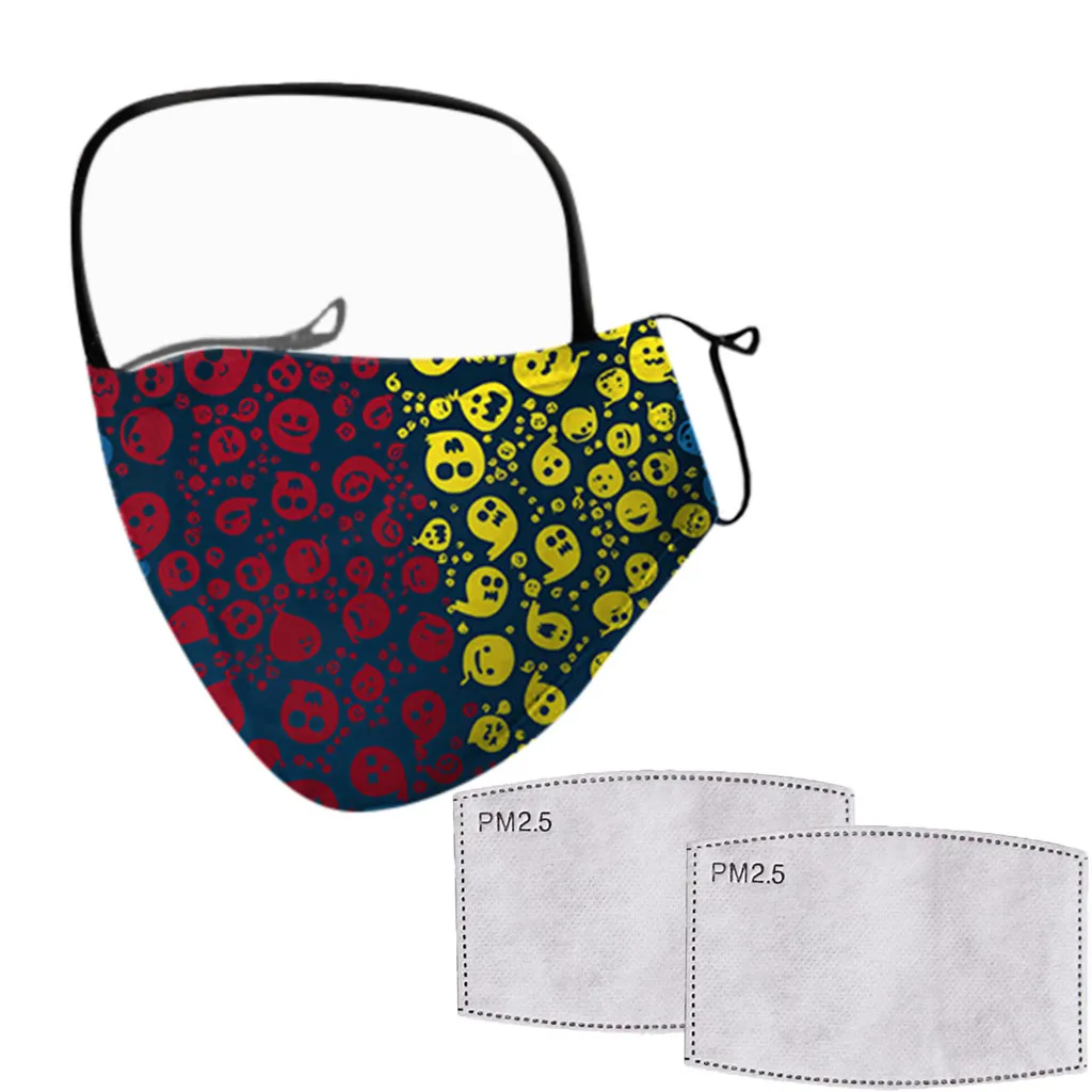 Маска на Хэллоуин для взрослых женщин Пылезащитная наружная маска лица защита