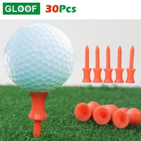 30pcsset golf tees holder ball nail sports golf club training double deck red golf tee