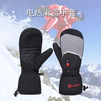 electric heating ski gloves intelligent temperature control heating mittens touch screen heat patches finger heating gloves