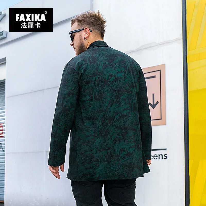 FAXIKA/осенний Новый плащ для полных больших ярдов свободный Джокер популярный