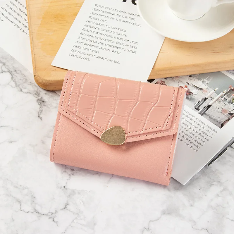 

2021 New Small Purse Women's Compact and Simple Clutch Bag Ladies Thin Multi-card Coin Purse