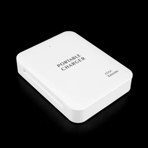 new portable usb 4aa battery travel emergency charger power bank case for cell phone wholesale 4 x aa batterynot included free global shipping
