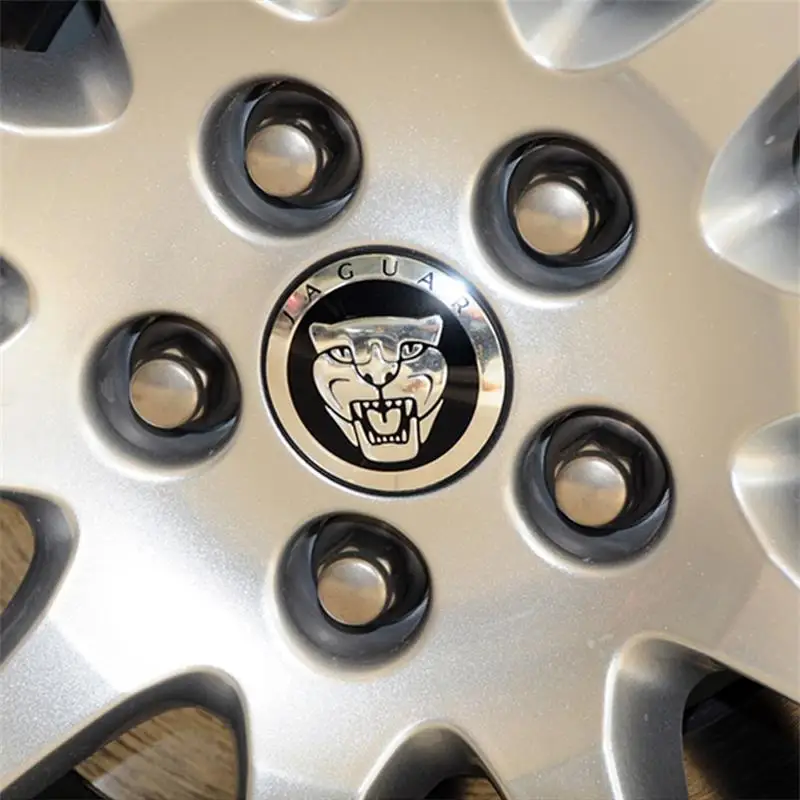 

4Pcs/set Car Wheel Center Hub Caps Covers for Jaguar XF XJ-S XJ-6 X-Type XE S-Type F-PACE F-Type XK8 XK XKR XFR Accessories