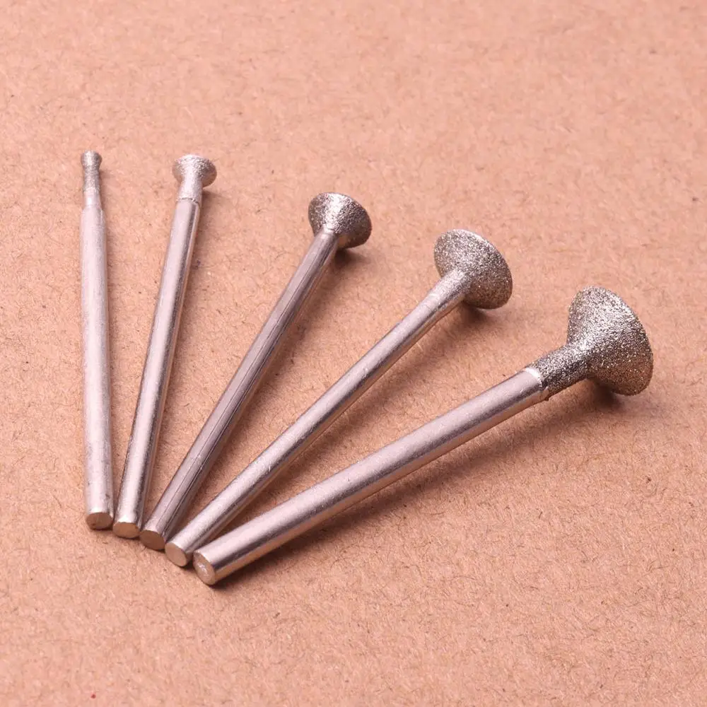 Новинка 5 шт./компл. высокое качество алмазная шлифовальная головка вогнутые