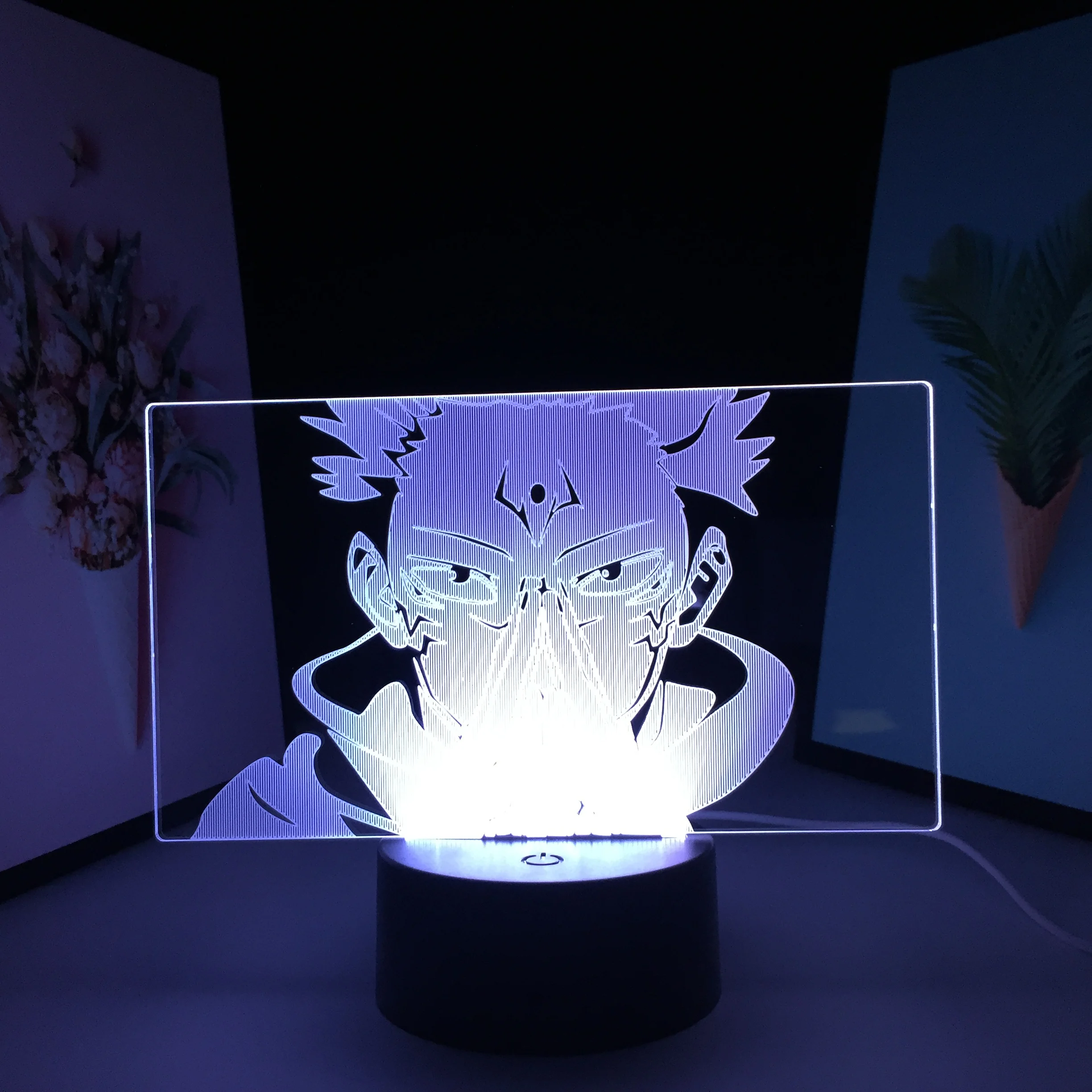 

3D лампа для мужчин с четырьмя кончиками пальцев, акрилосветильник пластина для направляющих, черная основа, ночник для детей, праздничные п...