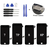 1pcs pr7 full set assembly for iphone 7g 7plus 8g 8plus lcd display touch screen with front cameraear speaker holder