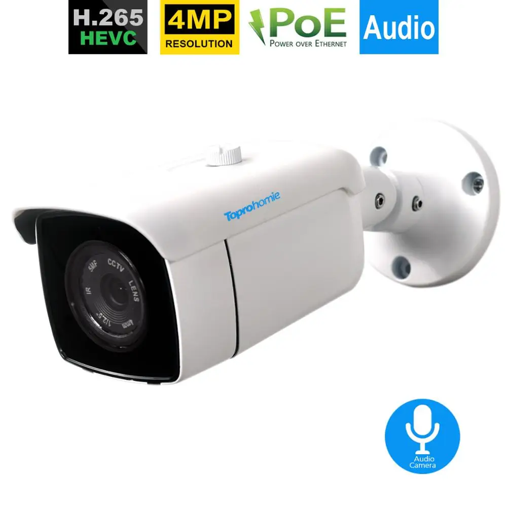 IP-камера TOPROHOMIE H.265 48 В 4 МП POE | Безопасность и защита