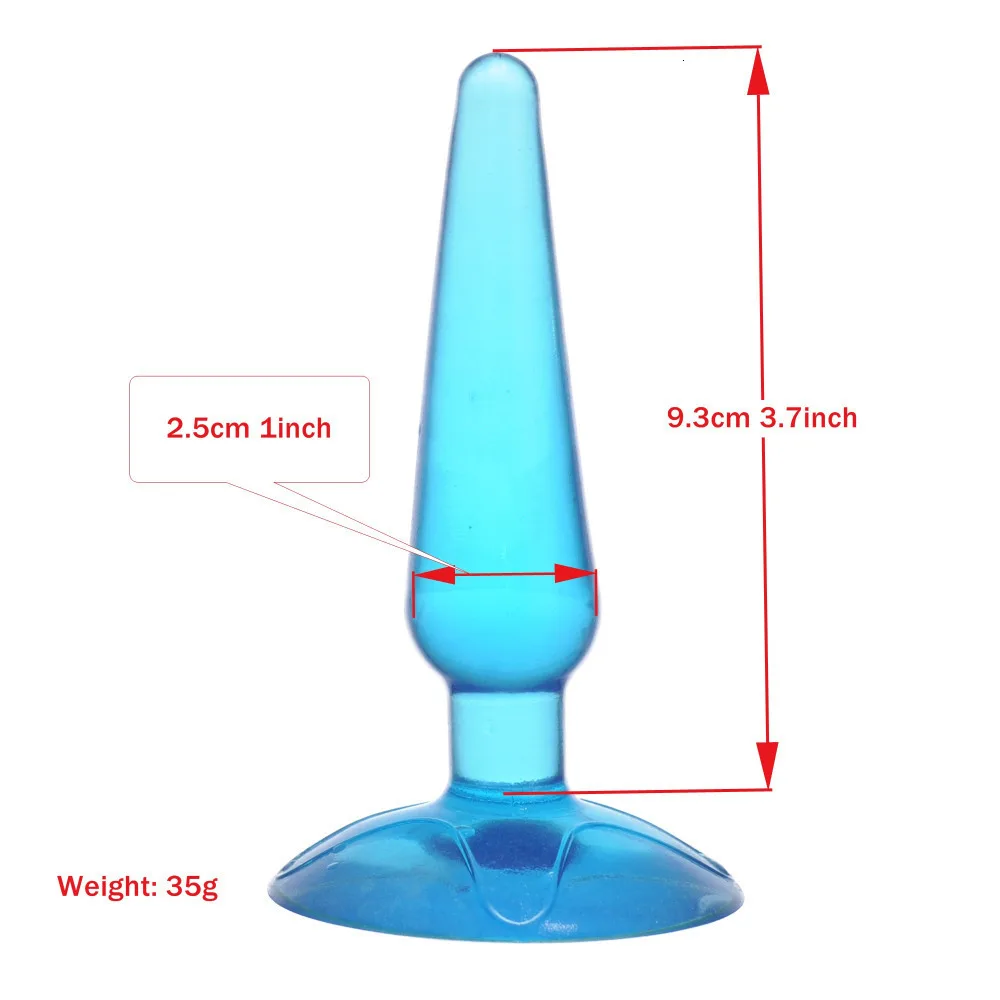 Yeain Crystal Jellies Butt Plug Cheap And High Quality Anal For Beginners Sex Toys Men Women Products | Интимные товары