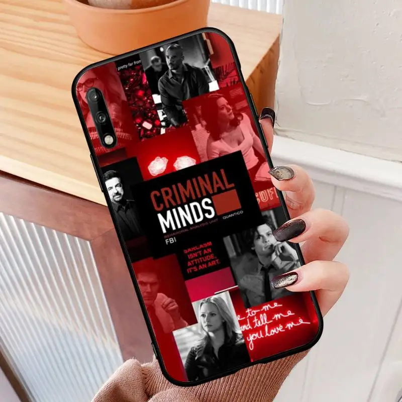 

Criminals Minds Coque Shell Phone Case for Huawei P9 p10 p20pro p30lite p30pro p40pro p40lite SMART2019 Funda capa