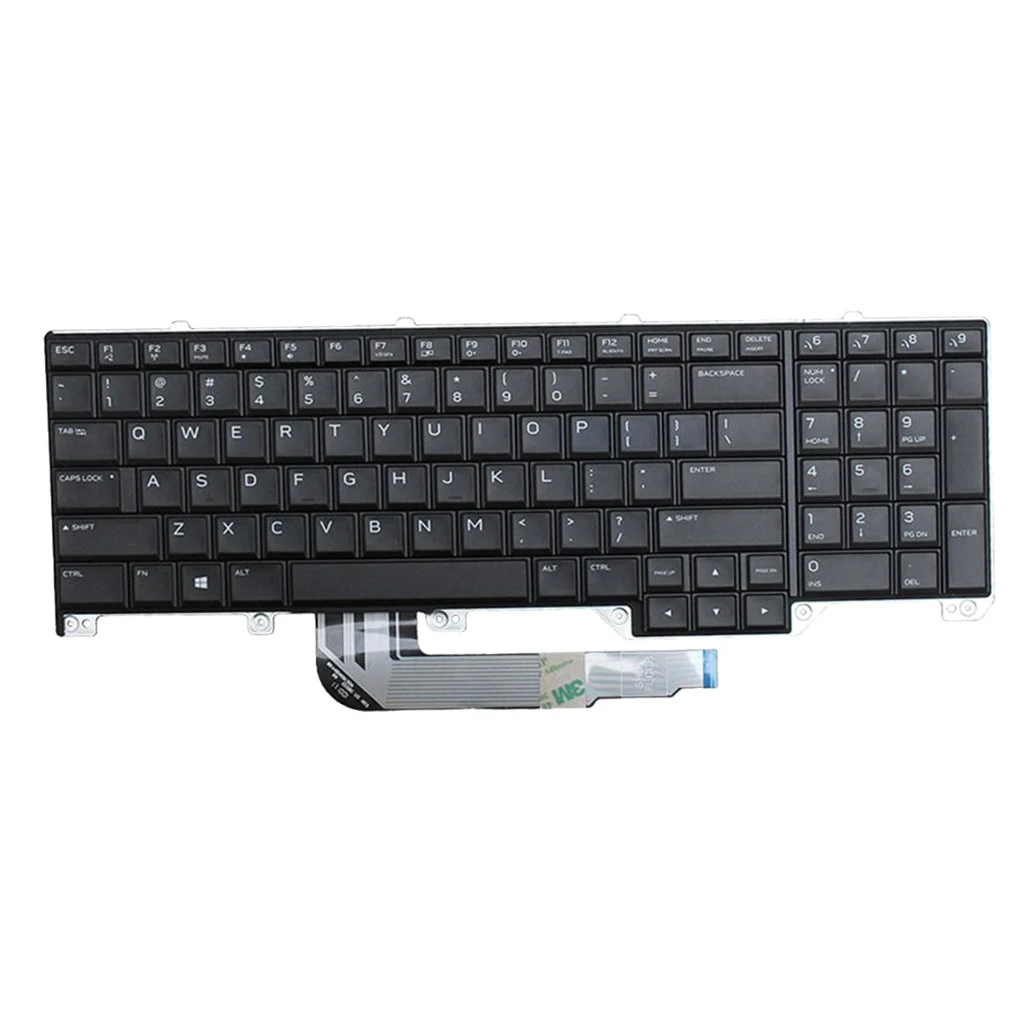 MagiDeal ПК ноутбук с подсветкой Клавиатура на замену для DELL Alienware 17 R4 ноутбук клавиатура ремонт без рамки